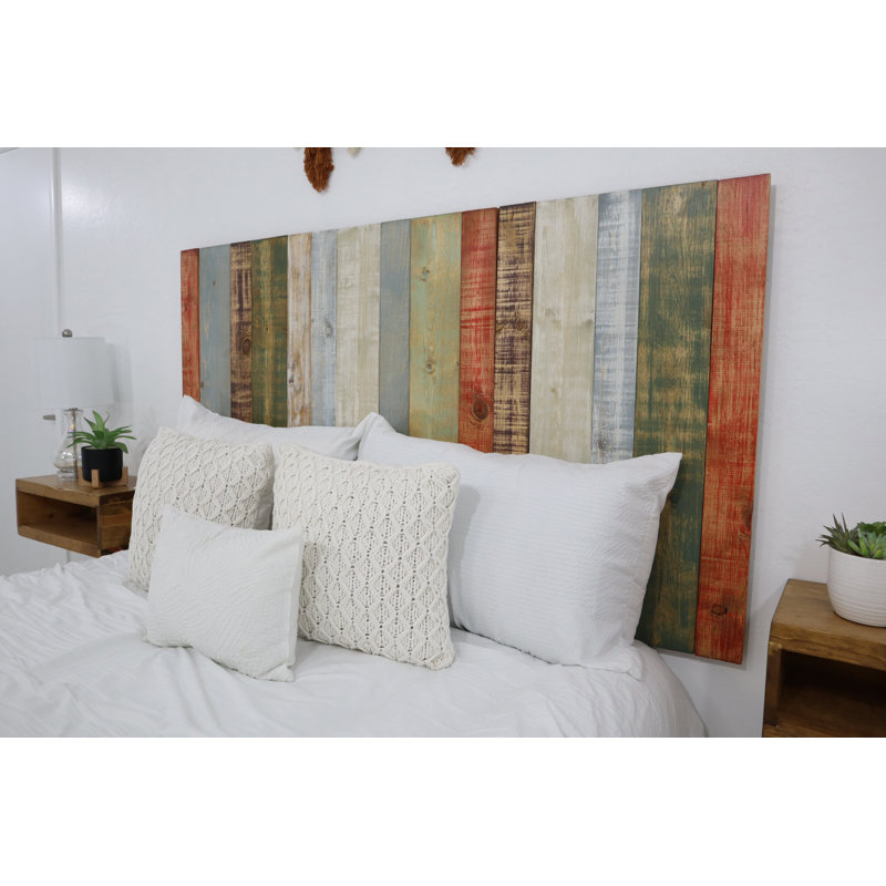 Dakota Fields Knobel Solid Wood Panel Headboard Mounts on Wall Wayfair
